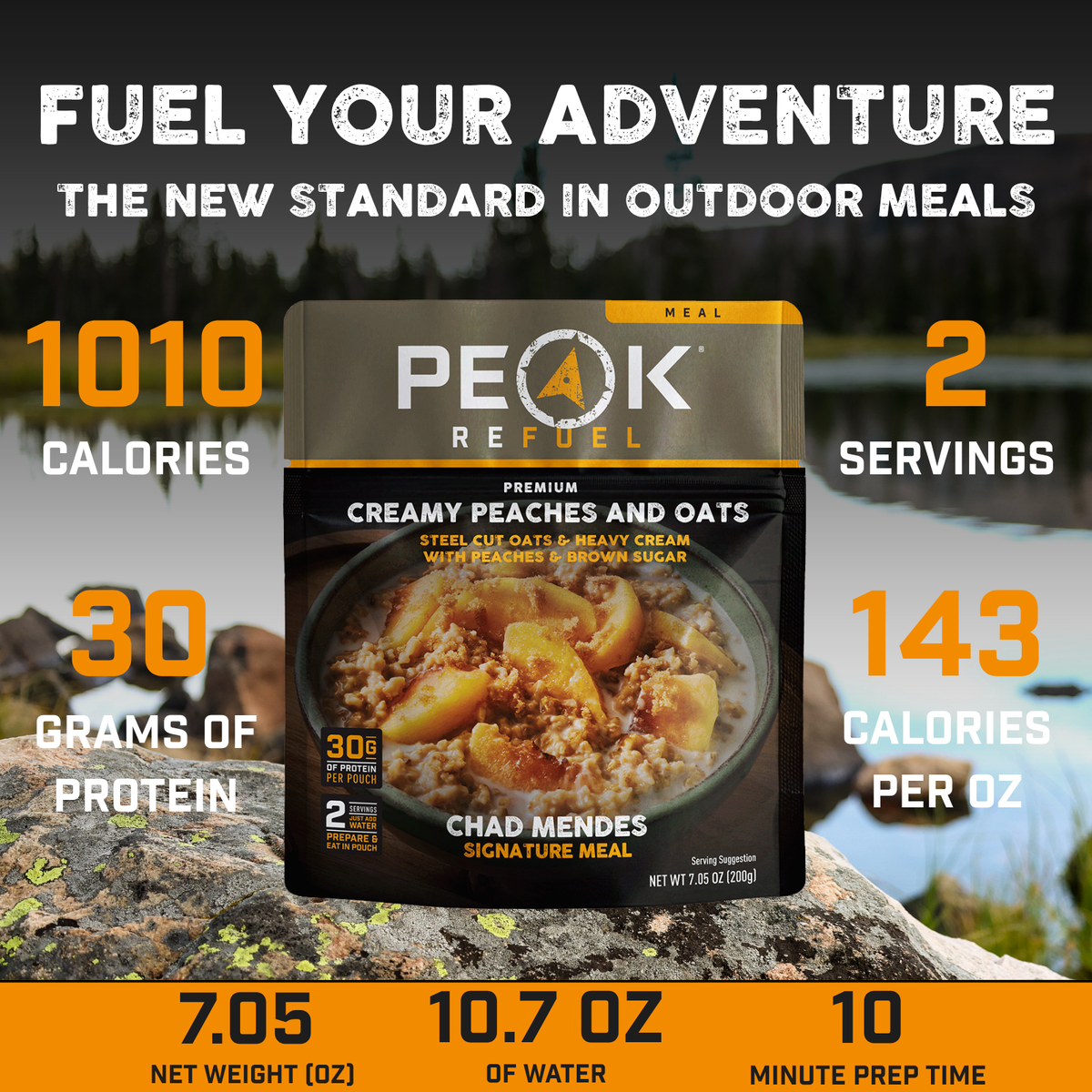 Peaches and Cream Steel Cut Oatmeal