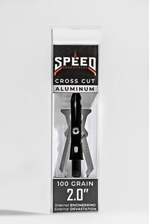 Speed Broadheads Aluminum Crosscut 100 Gr