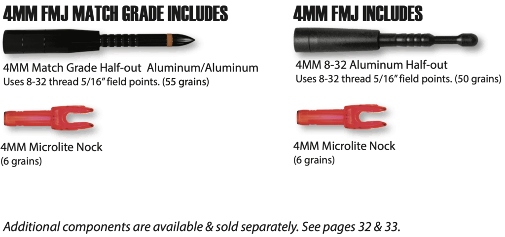 FMJ 4MM MATCH GRADE w/ HO