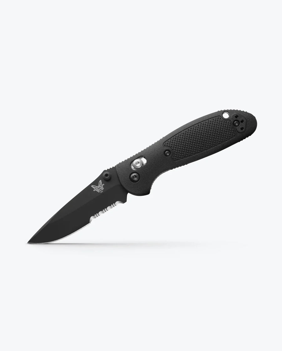 Mini-Griptilian Black Grivory Drop Point