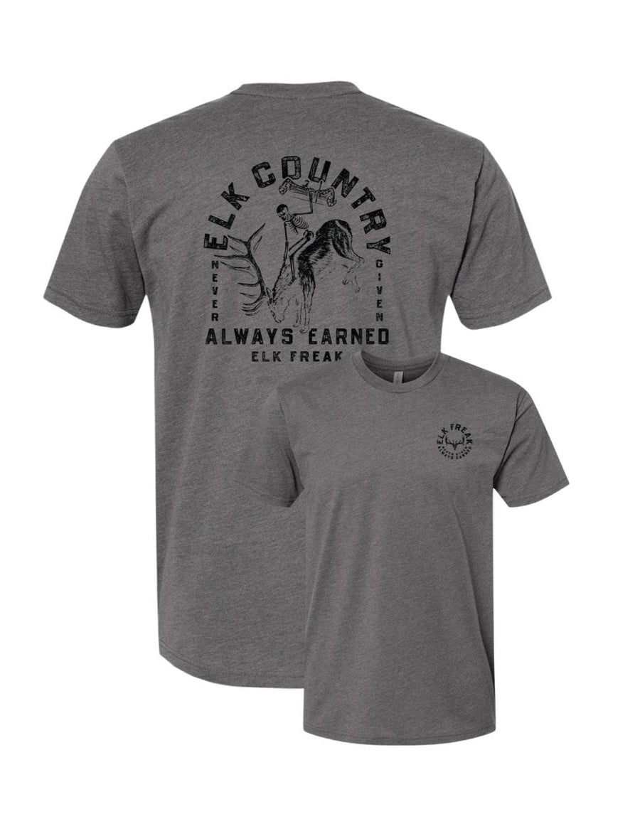 Buckin' Bull Tee Charcoal