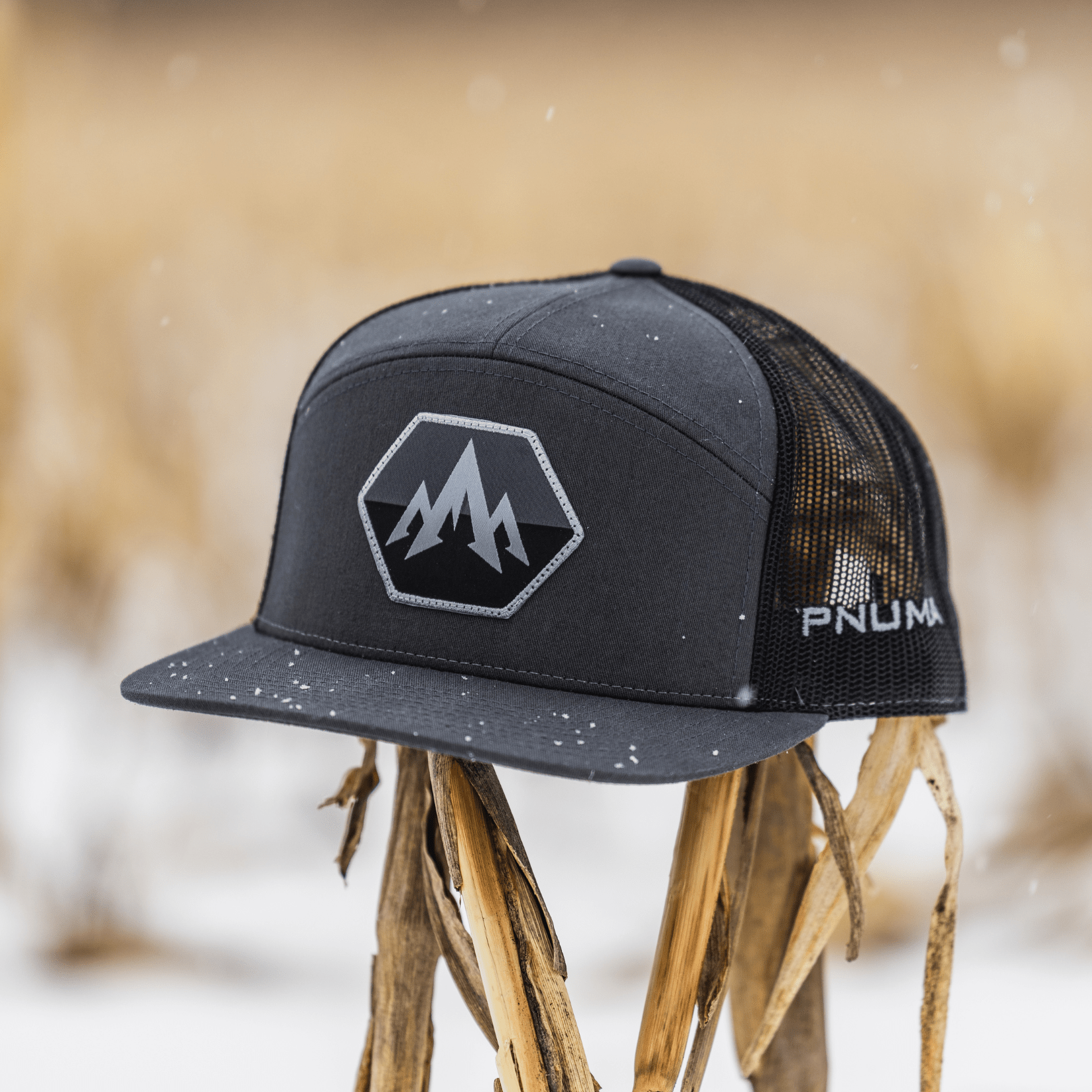 Pnuma Hex Flat Brim Trucker Cap