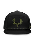 PRO Logo Rope Flatty Black w/ Green Muley